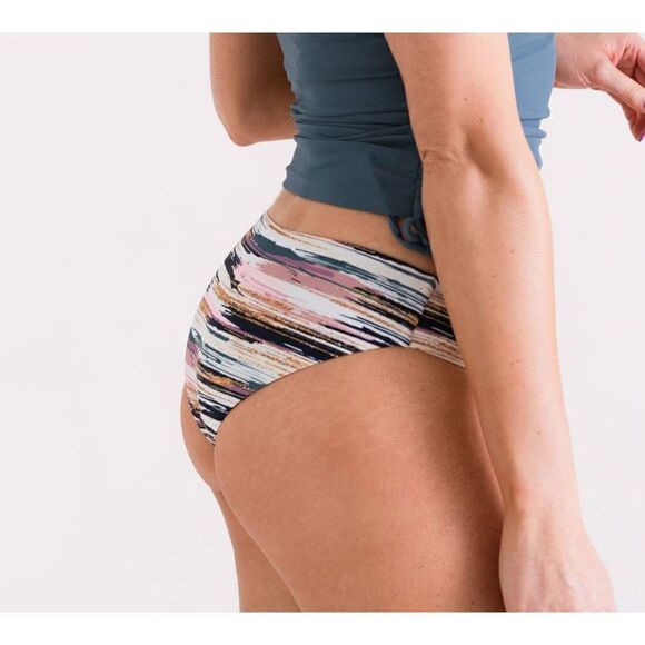 NWT Hipster Bikini Bottom in paint stripes - Picture 2 of 16